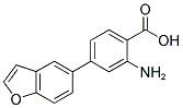 BENZOIC ACID, 2-AMINO-4-(5-BENZOFURANYL)- Struktur