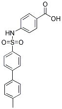 4-([(4'-METHYL[1,1'-BIPHENYL]-4-YL)SULFONYL]AMINO)BENZOIC ACID Struktur