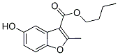 5-HYDROXY-2-METHYL-BENZOFURAN-3-CARBOXYLIC ACID BUTYL ESTER Struktur