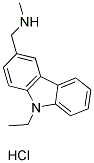 N-[(9-ETHYL-9H-CARBAZOL-3-YL)METHYL]-N-METHYLAMINE HYDROCHLORIDE Struktur