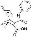 3-ALLYL-1-OXO-2-PHENYL-1,2,3,6,7,7A-HEXAHYDRO-3A,6-EPOXYISOINDOLE-7-CARBOXYLIC ACID Struktur