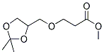 3-(2,2-DIMETHYL-[1,3]DIOXOLAN-4-YLMETHOXY)-PROPIONIC ACID METHYL ESTER Struktur