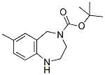 4-BOC-7-METHYL-2,3,4,5-TETRAHYDRO-1H-BENZO[E][1,4]DIAZEPINE Struktur