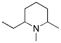 2-ETHYL-1,6-DIMETHYL-PIPERIDINE Struktur