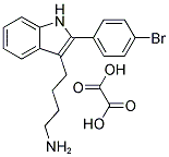 4-[2-(4-BROMOPHENYL)-1H-INDOL-3-YL]-1-BUTANAMINE OXALATE Struktur