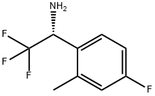 (1R)-2,2,2-TRIFLUORO-1-(4-FLUORO-2-METHYLPHENYL)ETHYLAMINE Struktur