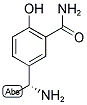 (R)-5-(1-AMINOETHYL)-2-HYDROXYBENZAMIDE Struktur