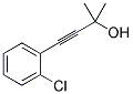 4-(2-CHLOROPHENYL)-2-METHYL-3-BUTYN-2-OL Struktur