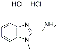 (1-METHYL-1H-BENZIMIDAZOL-2-YL)METHYLAMINE DIHYDROCHLORIDE Struktur