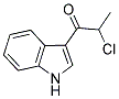 2-CHLORO-1-(1H-INDOL-3-YL)PROPAN-1-ONE Struktur