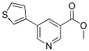 METHYL 5-(3-THIENYL)NICOTINATE Struktur