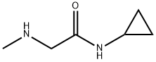 N-CYCLOPROPYL-2-(METHYLAMINO)ACETAMIDE Struktur