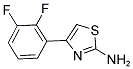 4-(2,3-DIFLUORO-PHENYL)-THIAZOL-2-YLAMINE Struktur