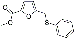 METHYL 5-[(PHENYLSULFANYL)METHYL]-2-FUROATE Struktur