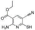 ETHYL 2-AMINO-5-CYANO-6-MERCAPTONICOTINATE Struktur