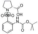 (R)-1-(2-TERT-BUTOXYCARBONYLAMINO-BENZENESULFONYL)-PYRROLIDINE-2-CARBOXYLIC ACID Struktur