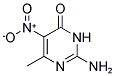 2-AMINO-6-METHYL-5-NITRO-3H-PYRIMIDIN-4-ONE Struktur