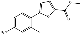 5-(4-AMINO-2-METHYL-PHENYL)-FURAN-2-CARBOXYLIC ACID METHYL ESTER Struktur