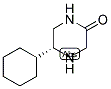 (R)-5-CYCLOHEXYL-PIPERAZIN-2-ONE Struktur