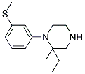 2-ETHYL-2-METHYL-1-[3-(METHYLTHIO)PHENYL]PIPERAZINE Struktur