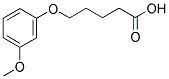 5-(3-METHOXYPHENOXY)PENTANOIC ACID Struktur