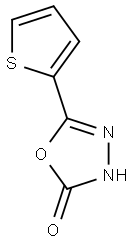 5-THIEN-2-YL-1,3,4-OXADIAZOL-2(3H)-ONE Struktur