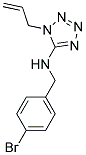 1-ALLYL-N-(4-BROMOBENZYL)-1H-TETRAZOL-5-AMINE Struktur