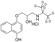 4-HYDROXYPROPRANOLOL-D7 HYDROCHLORIDE Struktur