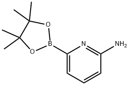 6-AMINOPYRIDINE-2-BORONIC ACID PINACOL ESTER Struktur