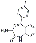 3-AMINO-5-P-TOLYL-1,3-DIHYDRO-BENZO[E][1,4]DIAZEPIN-2-ONE Struktur