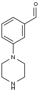 1-(3-FORMYLPHENYL)PIPERAZINE Struktur