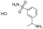 3-(1-AMINOETHYL)BENZENESULFONAMIDE HYDROCHLORIDE Struktur