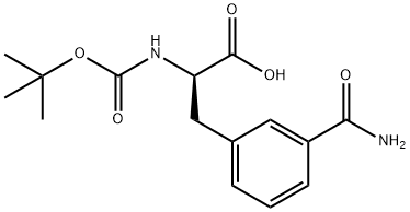 BOC-D-3-CARBAMOYLPHE Struktur