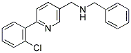 N-BENZYL-1-[6-(2-CHLOROPHENYL)PYRIDIN-3-YL]METHANAMINE Struktur