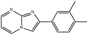 2-(3,4-DIMETHYL-PHENYL)-IMIDAZO[1,2-A]PYRIMIDINE Struktur