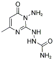 2-(1-AMINO-4-METHYL-6-OXO-1,6-DIHYDROPYRIMIDIN-2-YL)HYDRAZINECARBOXAMIDE Struktur