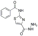 N-[4-(HYDRAZINOCARBONYL)-1,3-THIAZOL-2-YL]BENZAMIDE Struktur