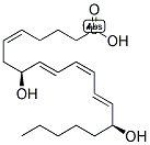 8(S),15(S)-DIHETE [1-14C] Struktur