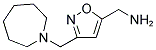 [3-(1-AZEPANYLMETHYL)-5-ISOXAZOLYL]METHANAMINE Struktur