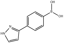 [4-(1H-PYRAZOL-5-YL)PHENYL]BORONIC ACID Struktur