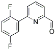 6-(2,5-DIFLUOROPHENYL)PYRIDINE-2-CARBALDEHYDE Struktur