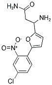 3-AMINO-3-[5-(4-CHLORO-2-NITRO-PHENYL)-FURAN-2-YL]-PROPIONIC ACID AMIDE Struktur