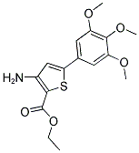 ETHYL 3-AMINO-5-(3,4,5-TRIMETHOXYPHENYL)THIOPHENE-2-CARBOXYLATE Struktur