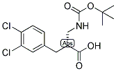 (R)-2-(TERT-BUTOXYCARBONYLAMINO-METHYL)-3-(3,4-DICHLORO-PHENYL)-PROPIONIC ACID Struktur