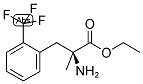 (S)-2-AMINO-2-METHYL-3-(2-TRIFLUOROMETHYL-PHENYL)-PROPIONIC ACID ETHYL ESTER Struktur