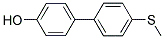 4'-(METHYLSULFANYL)[1,1'-BIPHENYL]-4-OL Struktur