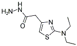 2-[2-(DIETHYLAMINO)-1,3-THIAZOL-4-YL]ACETOHYDRAZIDE Struktur