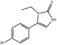 5-(4-BROMOPHENYL)-1-ETHYL-1H-IMIDAZOLE-2-THIOL Struktur