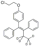 (Z)-1-[4-(2-CHLOROETHOXYPHENYL)]-1,2-DIPHENYL-1-BUTENE-4,4,5,5,5-D5 Struktur