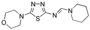 5-MORPHOLIN-4-YL-N-[(1E)-PIPERIDIN-1-YLMETHYLENE]-1,3,4-THIADIAZOL-2-AMINE Struktur